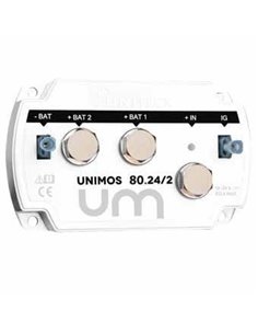 Repartiteur De Charge 12/24v - 80a - 2 Sorties - UNIMOS 80.24/2 - UNITECK - UNITECK - 3760233351399