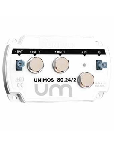 Repartiteur De Charge 12/24v - 80a - 2 Sorties - UNIMOS 80.24/2 - UNITECK - UNITECK - 3760233351399