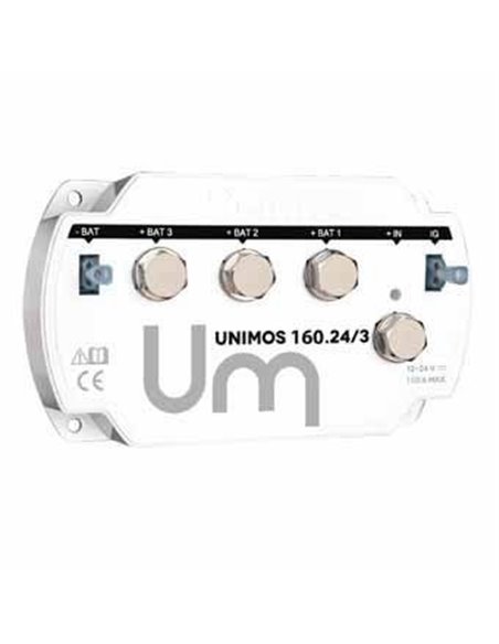 Repartiteur De Charge 12.24v - 160a - 3 Sorties - UNIMOS 160.24/3 - UNITECK - UNITECK - 3760233351405