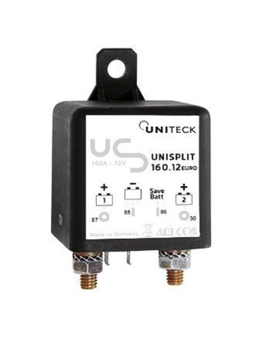 Coupleur Séparateur 12v - 160a - Euro 6 - UNISPLIT 160.12 EURO 6 - UNITECK - UNITECK - 3760233353065