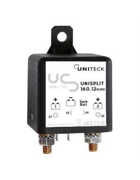 Coupleur Séparateur 12v - 160a - Euro 6 - UNISPLIT 160.12 EURO 6 - UNITECK - UNITECK - 3760233353065