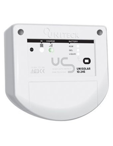 Régulateur De Charge Solaire Pwm - 12/24v - 10a - UNISOLAR 10.24S - UNITECK - UNITECK - 3760233350958