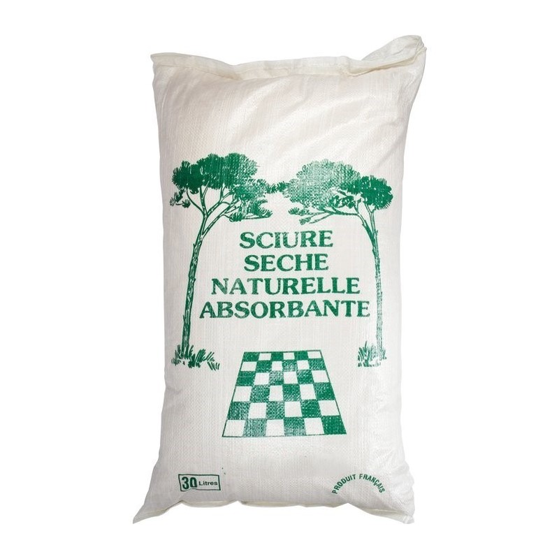 Sciure sèche naturelle absorbante de bois 30 litres pour toilettes sèches ou litière animale - Générique - 3534650000303