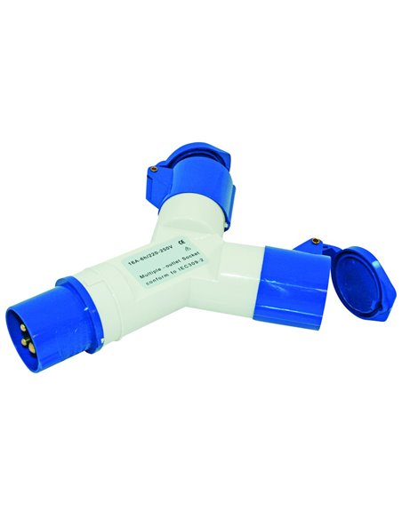 Multiprise 2 Sorties Cee17 16a - Générique - 8715133037916