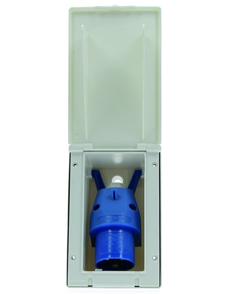 Socle Mâle Encastrable À Fiche Orientable Socle Encastrable Cee17 Blanc - Générique - 8715133029928