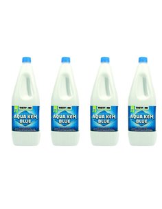 Lot de 4 Aqua Kem Blue Flacon 2 litres - AQUA KEM - Générique -