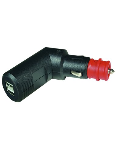 Fiche Orientable 2xusb 12/24 Volts - Générique - 8033123266826