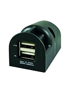 Socle 2 Prises Usb En Saillie - Générique - 8715133038944