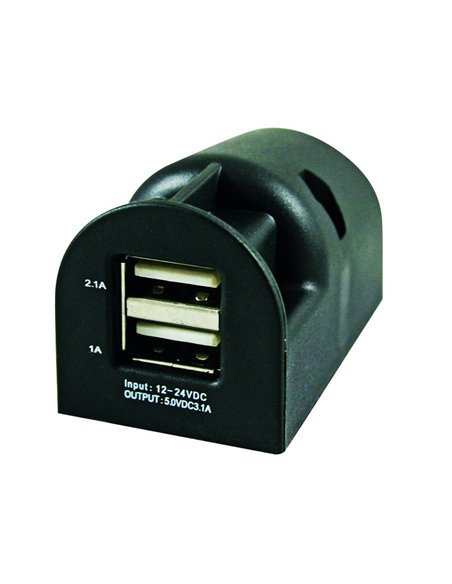 Socle 2 Prises Usb En Saillie - Générique - 8715133038944