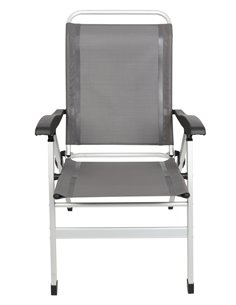 Fauteuil aluminium Confort Gris anthracite - MIDLAND par MIDLAND - MIDLAND - 3700628246008