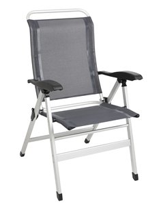 Fauteuil aluminium Confort Gris navy - MIDLAND par MIDLAND - MIDLAND - 3700628245995