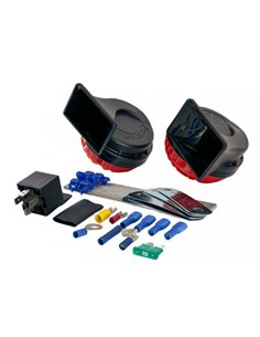 Avertisseur sonore 115dB et kit de montage avec relais - Thitronik - Thitronik - 4260083550755