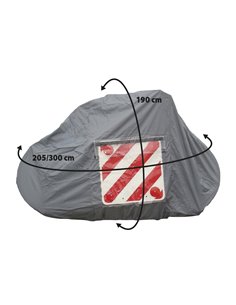 Bâche pour porte-vélo sur paroi arrière Pour 4 vélos - OPTIMA - OPTIMA - 3700628248569