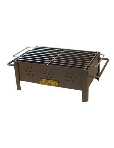 Table De Barbecue Avec Grille Zince 31x21x14cm Imex El Zorro - Générique - 8427514054527