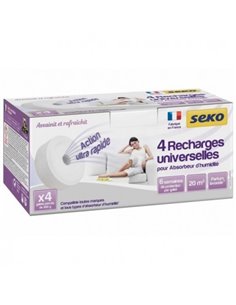 SEKO Recharges Galet pour absorbeur d'humidité 4x500g lavande - SODEPAC - SODEPAC - 3240211010383