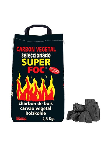 Sac Charbon Végétal 2,8kg Superfoc. - Générique - 8421531080026