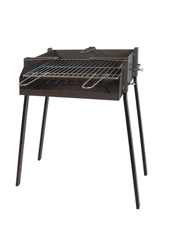 Barbecue Carré Avec Support Pour Paella 50x40x75cm. Imex - Générique - 8427514052189