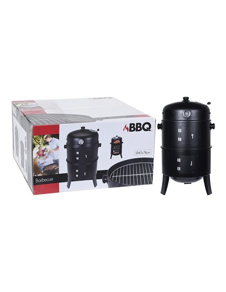 Barbecue Baril Pour Fumer Couleur Noire Bbq - Générique - Générique - 8720573178624