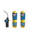 Kit Chalumeau Pro-Fire + 2 Bouteilles. Carte De Gaz Filet 1  1500002772 Super Ego - Super Ego - Générique - 4004625465592