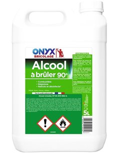 Alcool à bruler 90 bidon 5 litres - ONYX - Onyx - 3183941146505