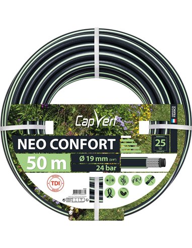 Tuyau d'arrosage neo confort 19 x 50 24 - Cap Vert - 3600075086830