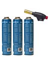 Pack Torche Segofire Piezo + 3 Bot. Multigaz 300 - Générique - 8414162049463