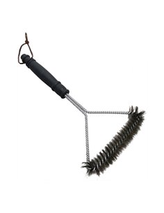 Brosse Barbecue Métallique Avec Manche 16,3x30,5cm Edm - Générique - 8425998738582