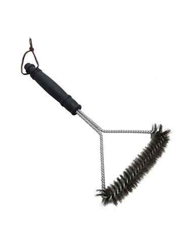 Brosse Barbecue Métallique Avec Manche 16,3x30,5cm Edm - Générique - 8425998738582