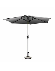 Parasol rond 3m gris ref.y147 - PRO LOISIRS - 3700103034397