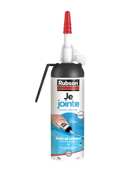 Mastic Go Je Jointe Blanc Msp 100ml - RUBSON - Générique - 5410091324384