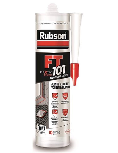 Mastic Ft101 Transparent    280ml - RUBSON - Henkel - 5410091687243