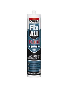 Mastic fix all crystal  cartouche 290 ml - Soudal - 5411183042575