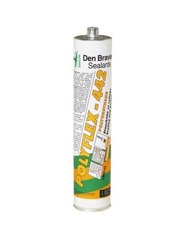 Mastic polyurethane polyflex 442 gris - cartouche de 300 ml - DEN BRAVEN - 3290670060191