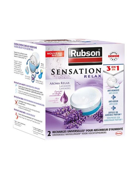 Recharge Sensation Aroma Relax  X2 - RUBSON - Rubson - 3178040668645