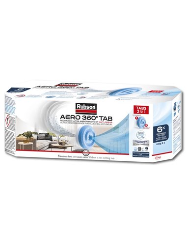 Recharge Aero 360° Pack 6 Tabs - RUBSON - Rubson - 3178040677739