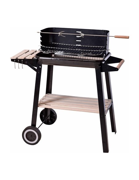 Barbecue Rectangulaire Carbone 54x34x6,5cm - Générique - Générique - 8719987438134