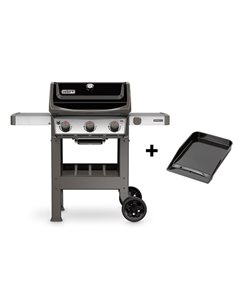 barbecue gaz spirit ii e-310 black + plancha - WEBER - WEBER - 77924086908