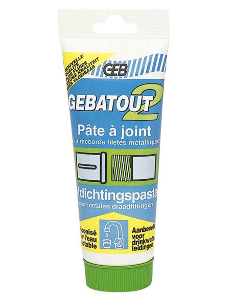 Gebatout Tube De 250g pour raccord fileté métallique - GEB - GEB - 3283981039604