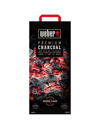 Charbon De Bois Weber Sac De 10 Kg Dont 1 Gratuit - WEBER - 77924079078