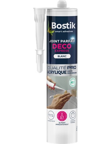BOSTIK Joint Parfait Déco Express_310ml_blanc - BOSTIK - Bostik - 3549212486334