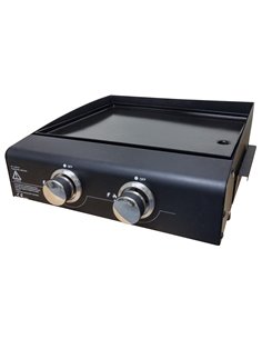 Plancha gaz 2 brûleurs  47 x 46 x 20,5 - Friodis - Friodis - 3480853410268
