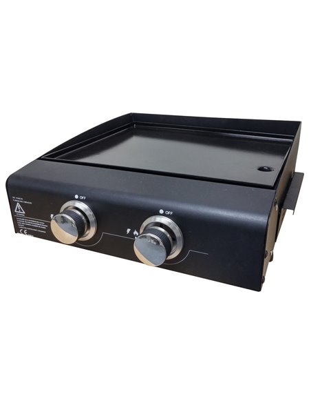 Plancha gaz 2 brûleurs  47 x 46 x 20,5 - Friodis - Friodis - 3480853410268