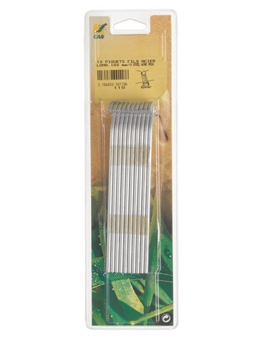 Piquet de tente  diamêtre 4,4mm x hauteur 18mm par 10 pièces - CAO camping - Cao Camping - 3156830001186
