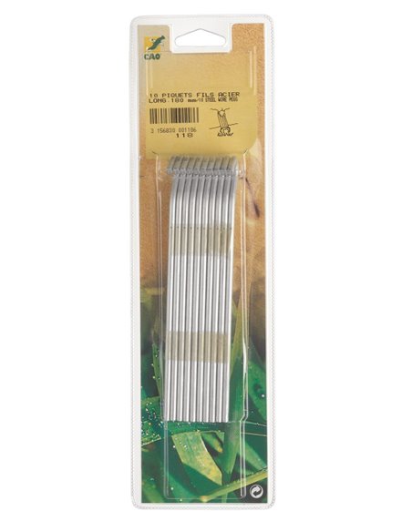 Piquet de tente  diamêtre 4,4mm x hauteur 18mm par 10 pièces - CAO camping - Cao Camping - 3156830001186