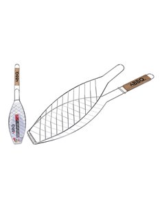 Gril Pour Poisson En Acier Inox. 14x58cm Bbq - Générique - 8719202418392