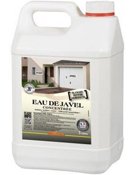 Eau de Javel 9.6 %  5 Litres Tp2 - MIEUXA - Mieuxa - 3256630030635