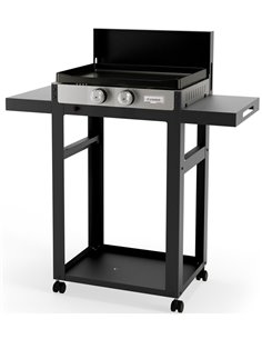 Plancha avec desserte La Francaise Gaz - LE MARQUIER  - LE MARQUIER - 3339380161122