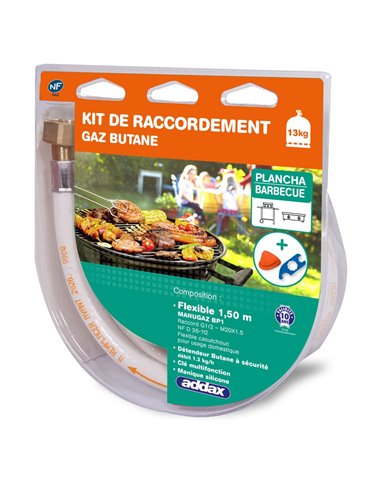 Kit Plancha Flexible But 1m50 + Det - ADDAX - Générique - 3700124907748