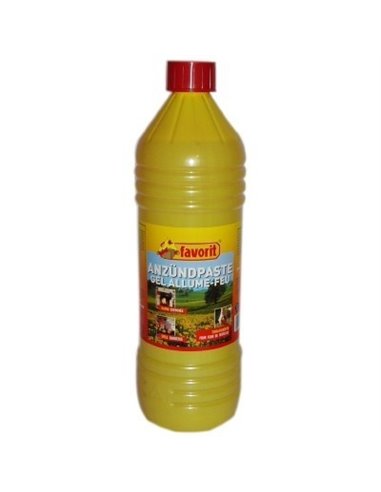 Gel allume barbecue-cheminée  flacon 1 l - Favorit - 4006822312631