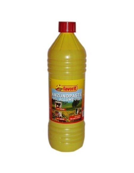 Gel allume barbecue-cheminée  flacon 1 l - Favorit - 4006822312631